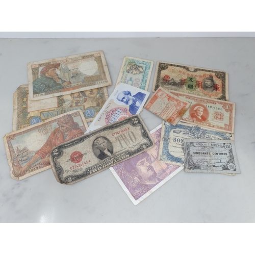 275 - A Box of World Coins and Banknotes