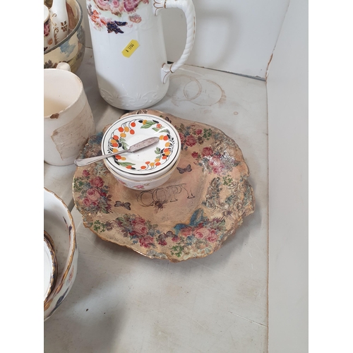 385 - A Sutherland China part Tea Set, a Royal Doulton Bowl, a Box and Cover in the form of a Rabbit, a Do... 