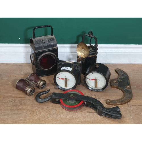 680 - Two Bakelite cased Repeater Gauges 