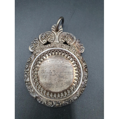 131 - An Edward VII silver Medallion with Arbroath High School Presentation Inscription, Birmingham 1903, ... 