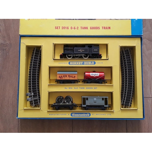 1010 - Hornby Dublo 2016 Goods Train Set, locomotive in mint condition, wagons near mint to mint. Box overa... 