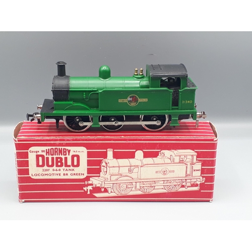 1035 - Hornby Dublo 2207 green 0-6-T Locomotive, unused boxed with literature. Locomotive shows no signs of... 