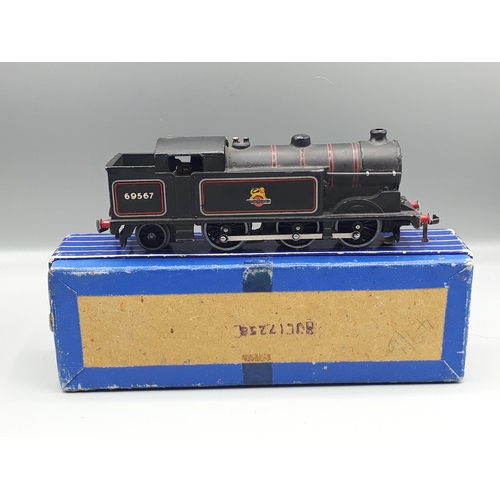 1045 - Hornby Dublo L30 Bo-Bo diesel Locomotive and EDL17 0-6-2T Locomotive, Nr Mint boxed. Bo-Bo has sligh... 