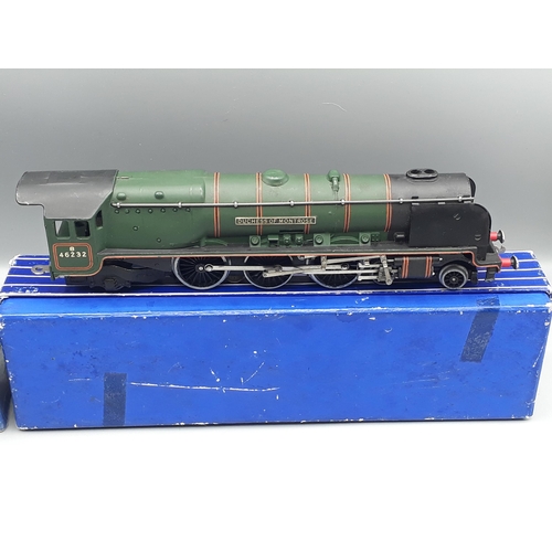 1049 - Rare Hornby Dublo L12 'Duchess of Montrose' Locomotive with late style box, mint boxed. Locomotive a... 