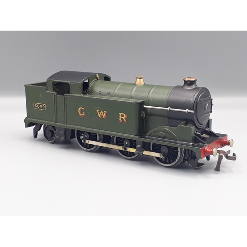 1062 - Three Hornby Dublo N2 Tanks in Southern, GWR and BR liveries, Southern olive has excellent paintwork... 