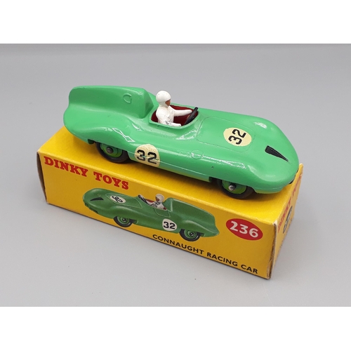 1073 - A boxed Dinky Toys No.236 Connaught Racing Car, Nr M-M, box superb