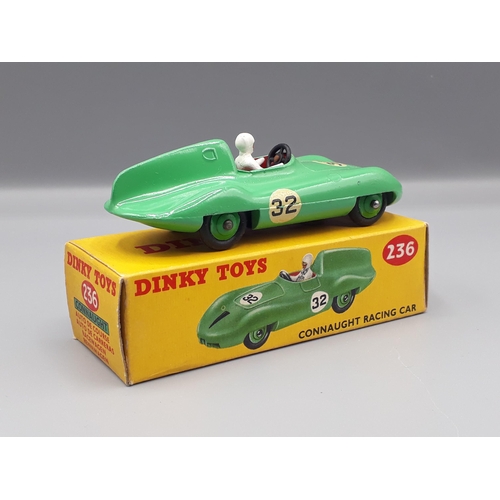 1073 - A boxed Dinky Toys No.236 Connaught Racing Car, Nr M-M, box superb