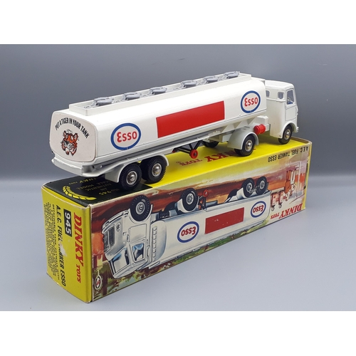 1086 - A boxed Dinky Toys No.945 A.E.C. Esso Tanker with tiger logo, Nr M-M, box E