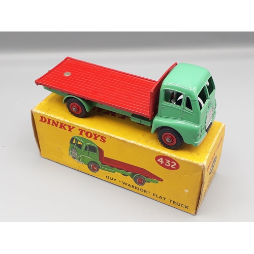 1089 - A boxed Dinky Toys No.432 Guy 'Warrior' Flat Truck, Nr M-M, box E