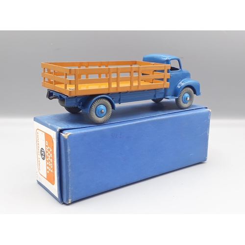 1090 - A boxed Dinky Supertoys No.531 blue and tan Leyland Comet Lorry, Nr M-M, box E