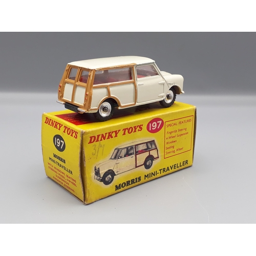 1097 - A boxed Dinky Toys No.197 cream Morris Mini-Traveller, Nr M-M, box E