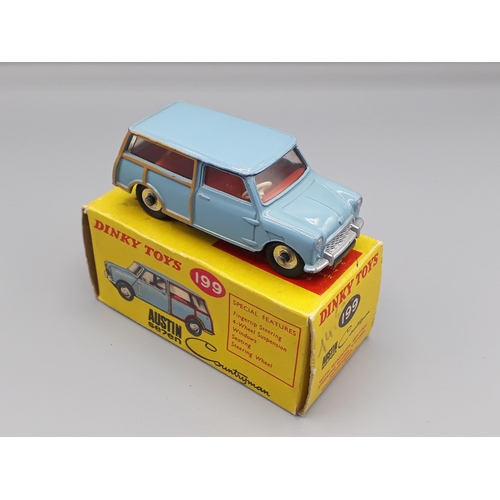 1098 - A boxed Dinky Toys No.199 pale blue Austin Countryman, Nr M-M, box E