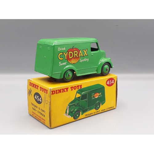 1099 - A boxed Dinky Toys No.454 Trojan 'Cydrax' Van, Nr M-M, box E