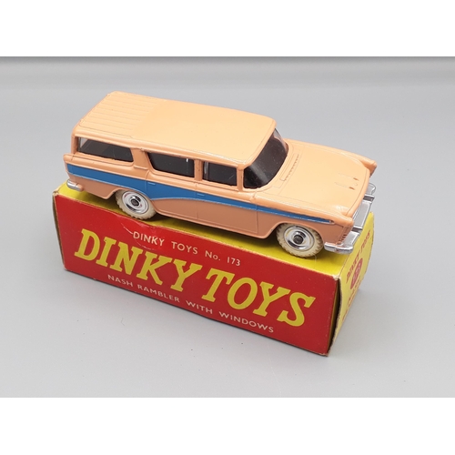 1107 - A boxed Dinky Toys No.173 pink Nash Rambler, Nr M-M, box E