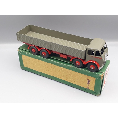 1135 - A boxed Dinky Supertoys No.501 grey and red Foden 8-wheel Wagon, Nr M-M, box E+