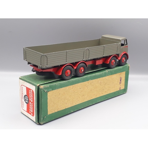 1135 - A boxed Dinky Supertoys No.501 grey and red Foden 8-wheel Wagon, Nr M-M, box E+