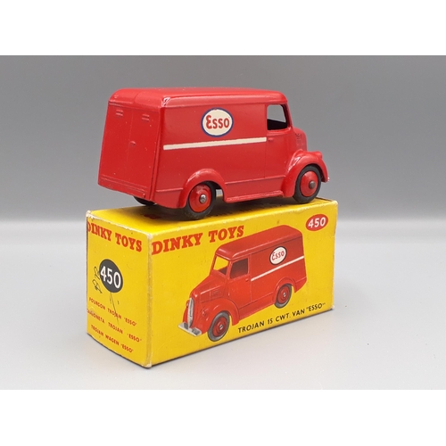 1143 - A boxed Dinky Toys No.450 Trojan 'Esso' Van, Nr M-M, box E+