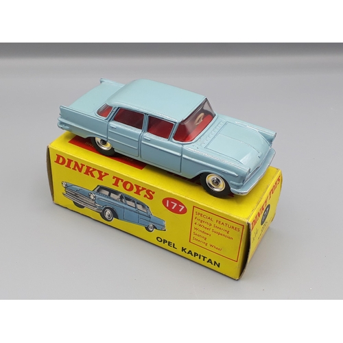 1145 - A boxed Dinky Toy No.177 Opel Kapitan, Nr M-M, box superb