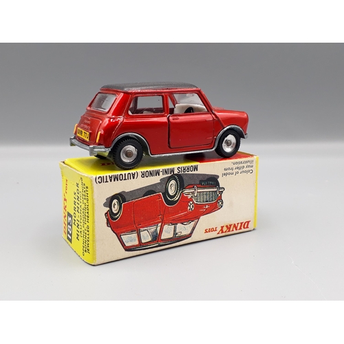A boxed Dinky Toys No.183 Morris Mini-Minor, Nr M-M, box E