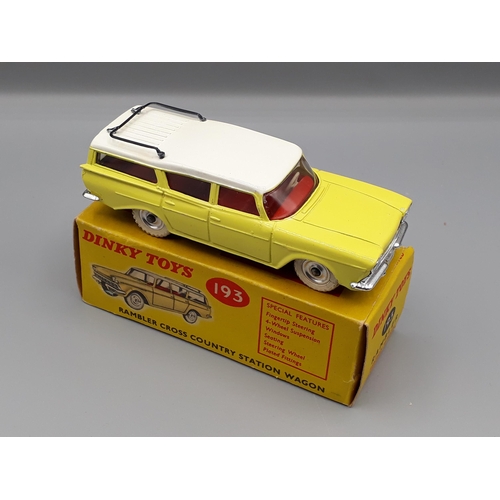 1150 - A boxed Dinky Toys No.193 Rambler Cross Country Station Wagon, Nr M-M, box E