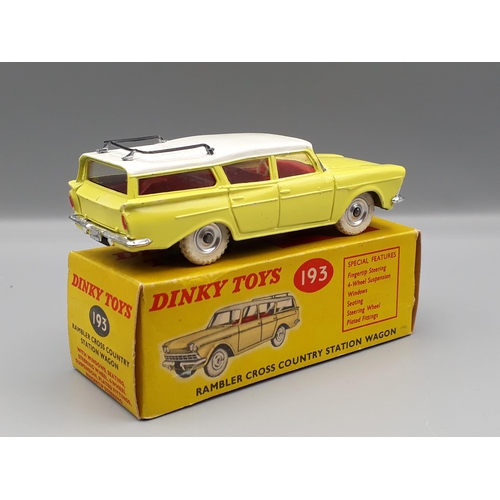 1150 - A boxed Dinky Toys No.193 Rambler Cross Country Station Wagon, Nr M-M, box E