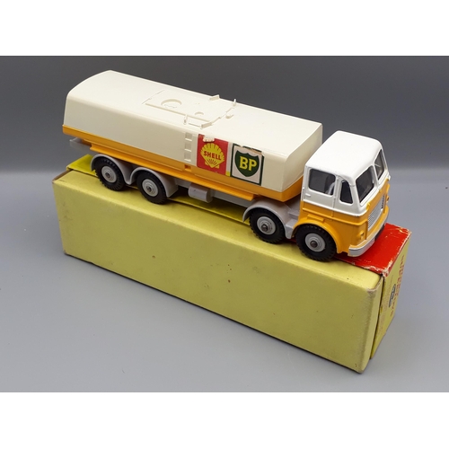 1159 - A boxed Dinky Supertoys No.944 Shell B.P. Fuel Tanker, Nr M-M, box E+