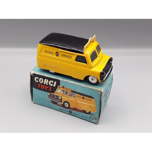 1166 - A boxed Corgi Toys No.408 Bedford AA Van, Nr M-M, box VG