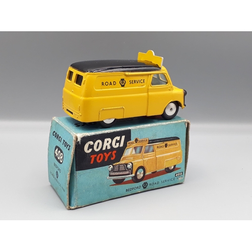 1166 - A boxed Corgi Toys No.408 Bedford AA Van, Nr M-M, box VG