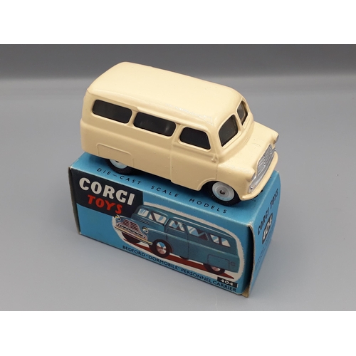 1167 - A boxed Corgi Toys No.404 cream Bedford 'Dormobile' Carrier, Nr M-M, box superb