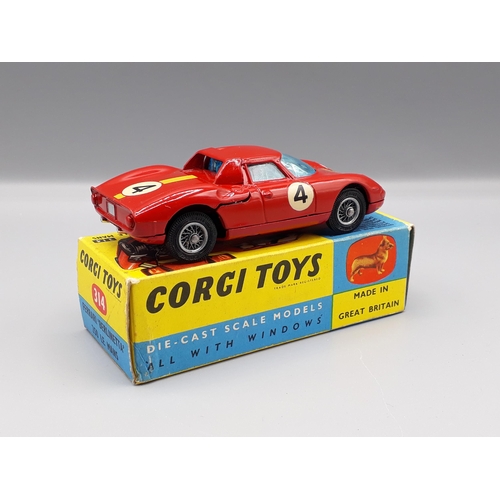 1175 - A boxed Corgi Toys No.314 Ferrari 'Berlinetta' 250 Le Mans, Nr M-M, box E