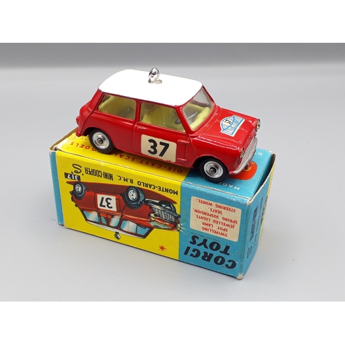 1193 - A boxed Corgi Toys No.317 Monte-Carlo B.M.C. Mini-Cooper 'S', Nr M-M, box VG-E