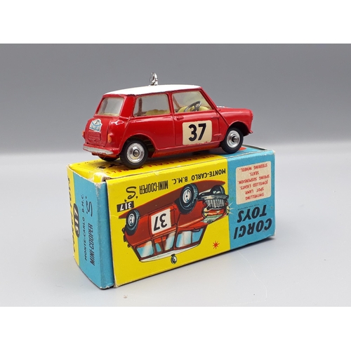 1193 - A boxed Corgi Toys No.317 Monte-Carlo B.M.C. Mini-Cooper 'S', Nr M-M, box VG-E