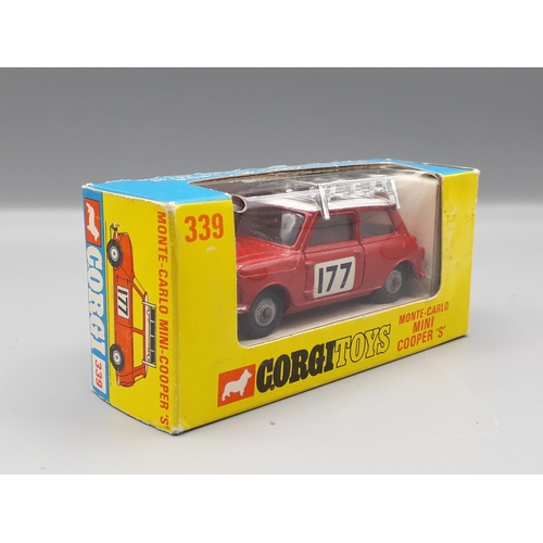 1194 - A boxed Corgi Toys No.339 Monte Carlo Mini-Cooper 'S', Nr M-M, box E+