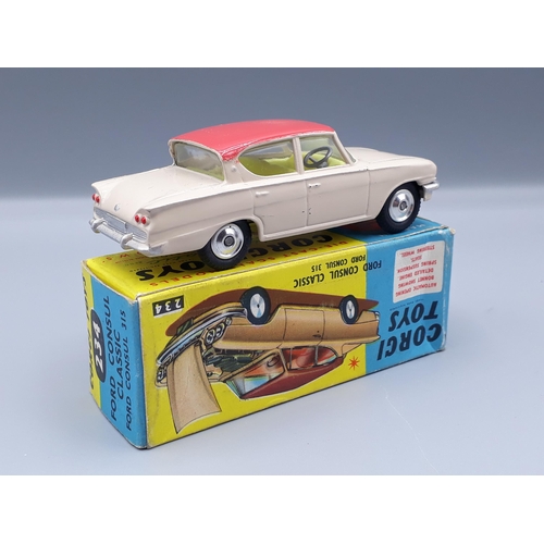 1200 - A boxed Corgi Toys No.234 Ford Consul Classic, Nr M-M, box E+