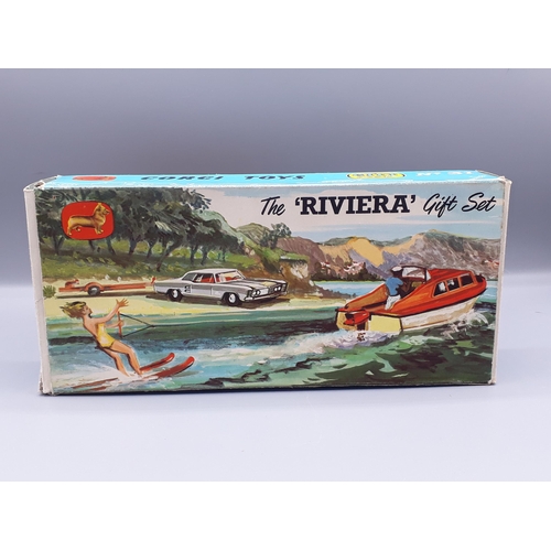 1212 - A boxed Corgi Toys Gift Set No.31 'The Riviera' Set, contents in Nr M condition with instructions, b... 