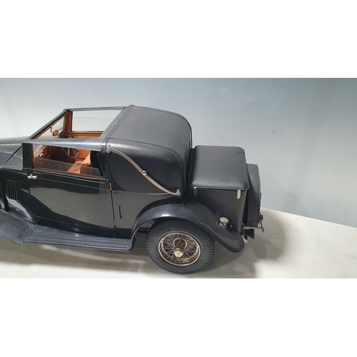 1220 - A completed Pocher 1/8 scale 1932 Rolls Royce Sedanca Phantom II