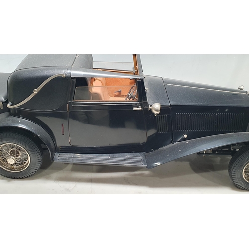 1220 - A completed Pocher 1/8 scale 1932 Rolls Royce Sedanca Phantom II