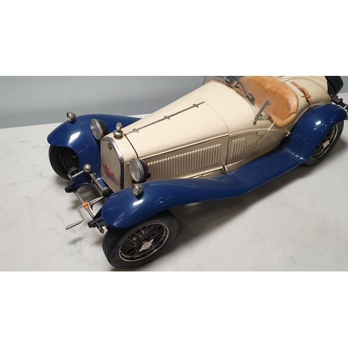 1224 - A completed 1/8 scale Pocher Alfa Romeo 'Spider' Touring Gran Sport