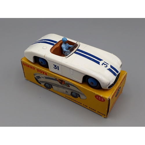 1244 - A boxed Dinky Toys No.133 Cunningham Road Racer