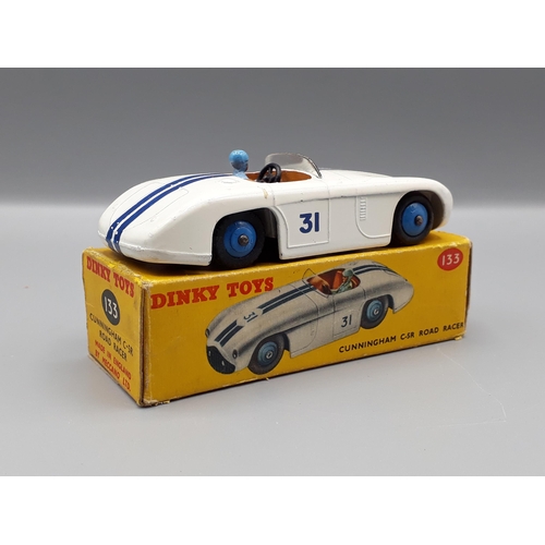 1244 - A boxed Dinky Toys No.133 Cunningham Road Racer