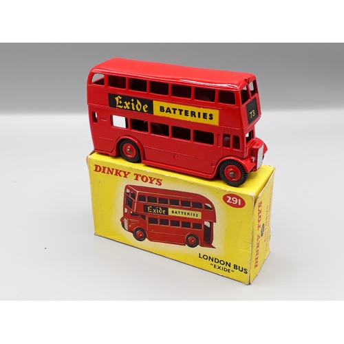 1252 - A boxed Dinky Toys No.291 London Bus 'Exide'