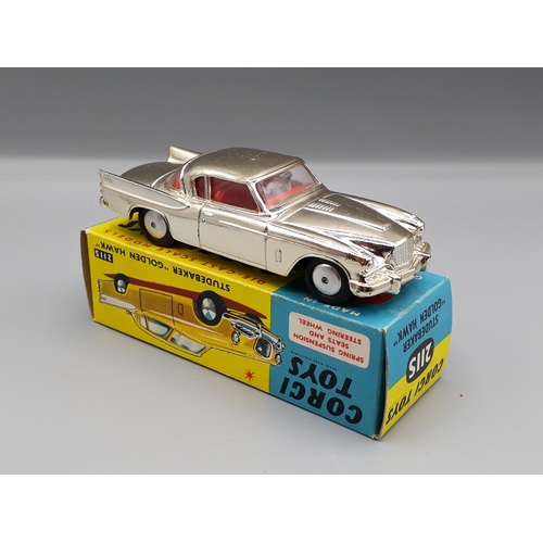 1261 - A boxed Corgi Toys No.211S Studebaker Golden Hawk