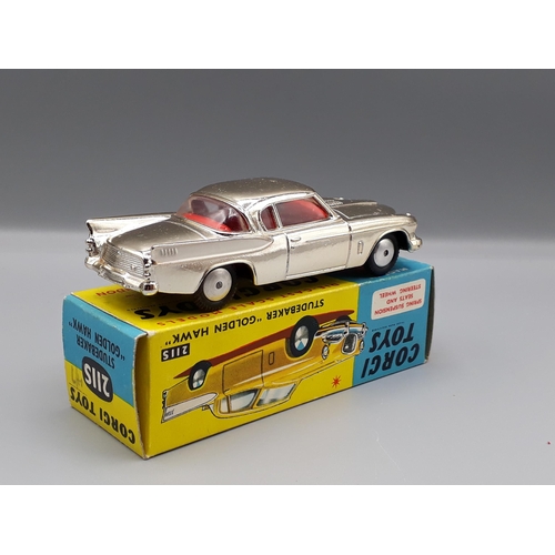 1261 - A boxed Corgi Toys No.211S Studebaker Golden Hawk