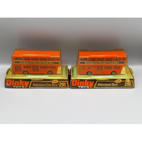 1265 - A Dinky Toys No.291 Atlantean City Bus Dinky Toys No.295 Atlantean Buses in plastic boxes