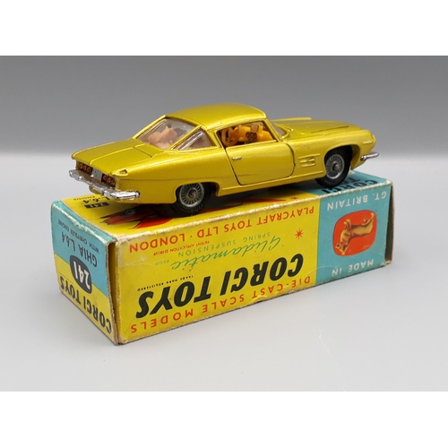 1270 - A boxed Corgi Toys No.241 gold Ghia L.6.4