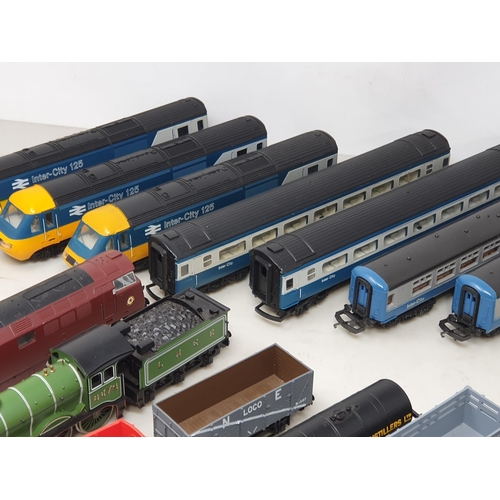 1297 - An unboxed Hornby 00 gauge B12 Class LNER Locomotive, an unboxed Hornby 'Western Courier' an Interci... 