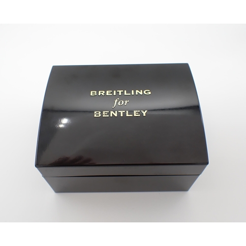 158 - A Breitling for Bentley Special Edition  A13362 Chronograph Automatic Wristwatch the the silvered di... 
