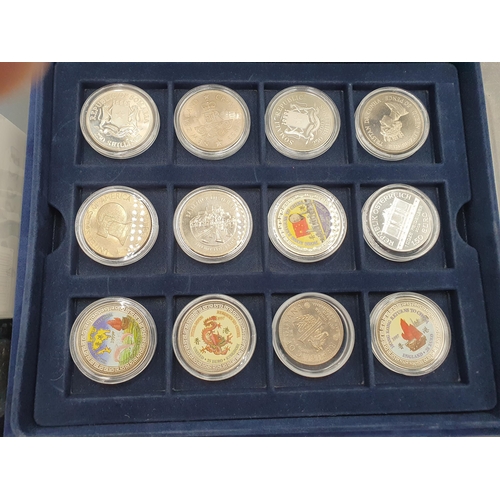 252 - A Collection of modern Commemorative Coins including 2013 Royal Mint Collectors Edition Proof Set, v... 