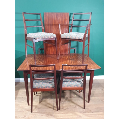 27 - A Richard Hornby for Fyne Ladye Furniture mid-century Dining Suite including Extending Dining Table ... 