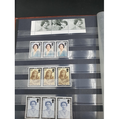 296 - A Lindner Stamp Album containing Commemorative Mint Unused Stamps including Royal memorial issues, e... 